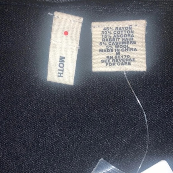 Anthropologie MOTH Black Cardigan M - Picture 4 of 4